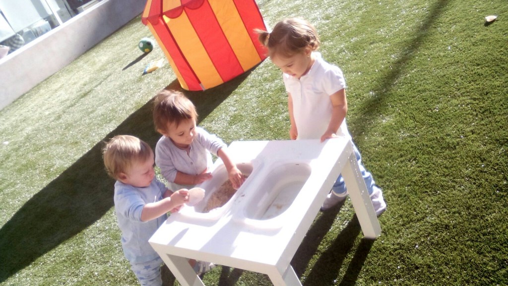 Mesa sensorial verano