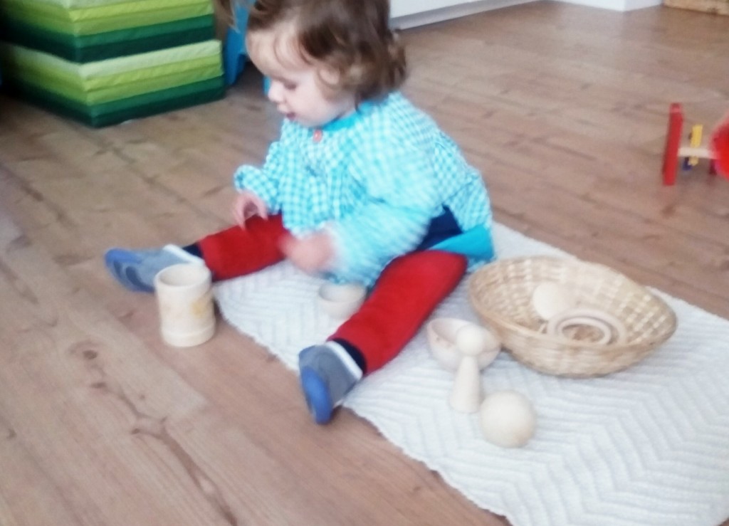 Cesta de los tesoros madera