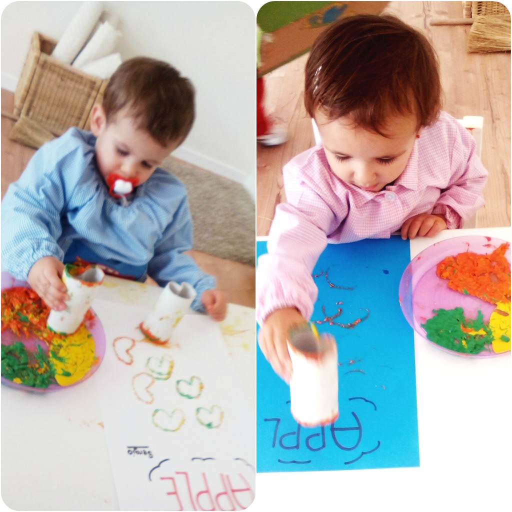 Estampando Aula el columpio