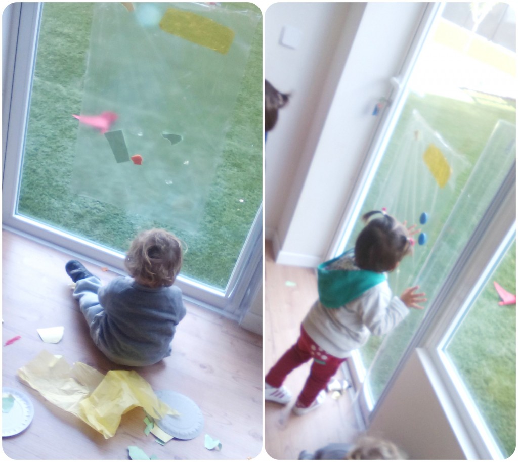 Vidriera Aula del columpio